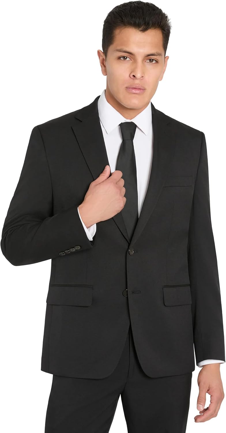 Chaps Men's Solid Classic Fit Tailored Suit Jacket - Image 2